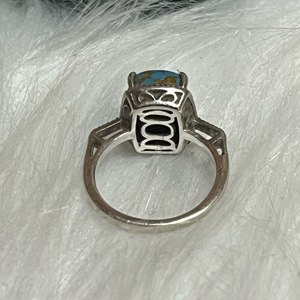 Sterling STS Jewelry Co. Turquoise Ring - Picture 5 of 12
